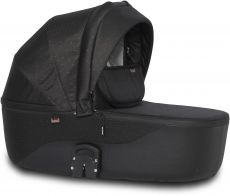 Детская коляска 2 в 1 Riko Side 06 Cooper (черная кожа – черная ткань)